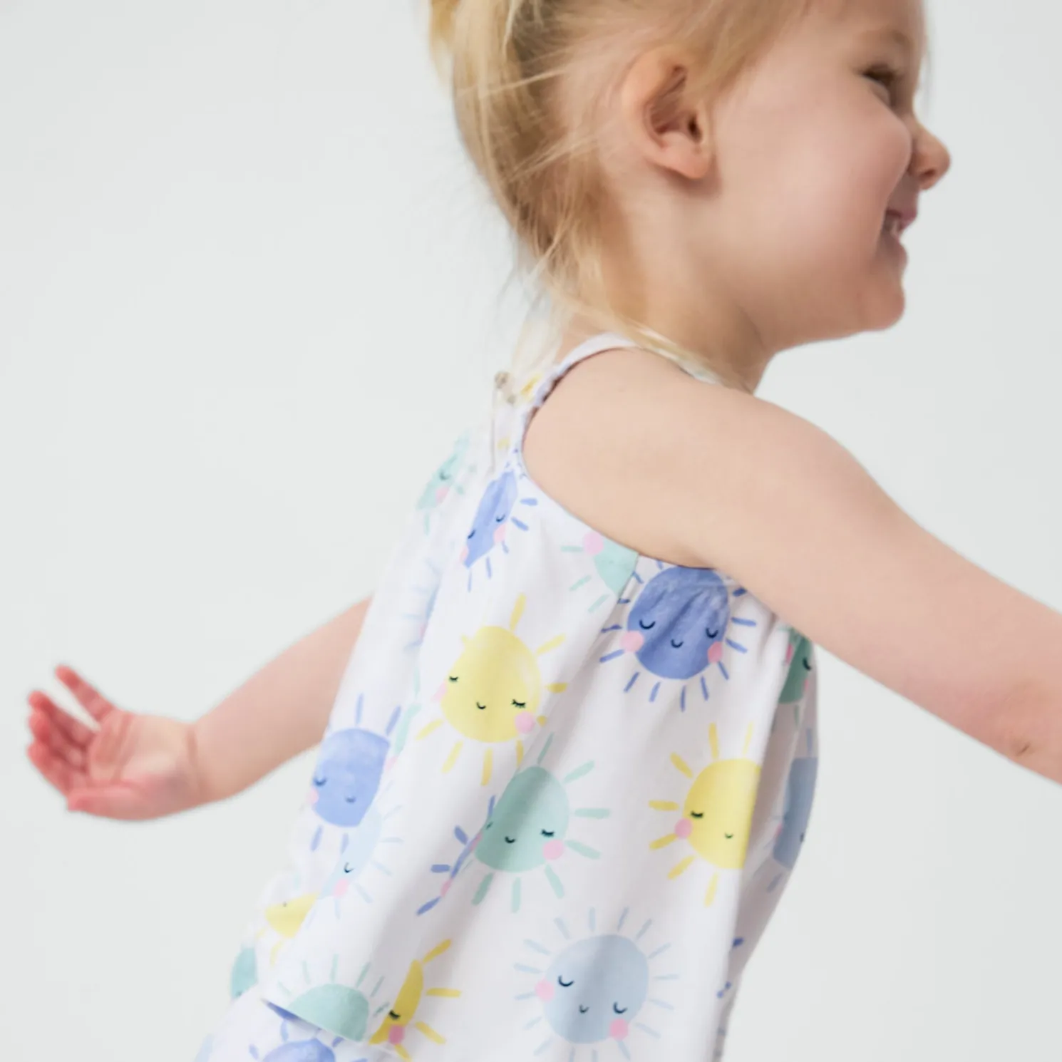 Sunshine Smocked Top with Bloomer