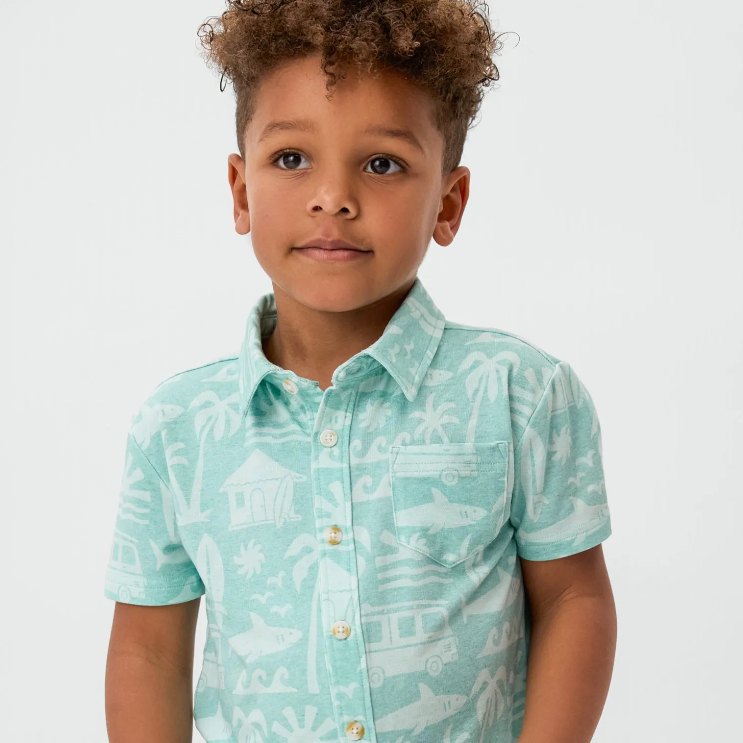 Surf Shack Button Down Polo