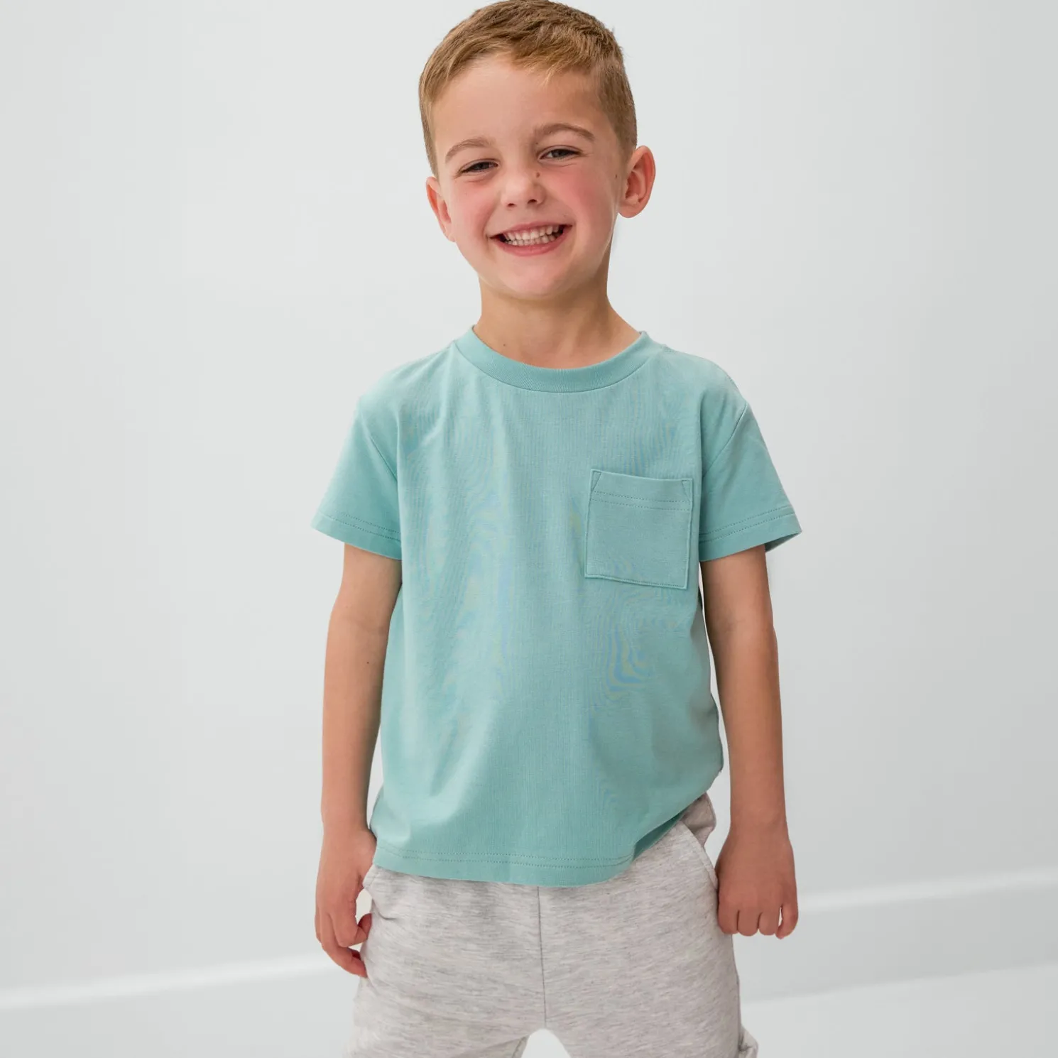 Surfer Blue Relaxed Pocket Tee