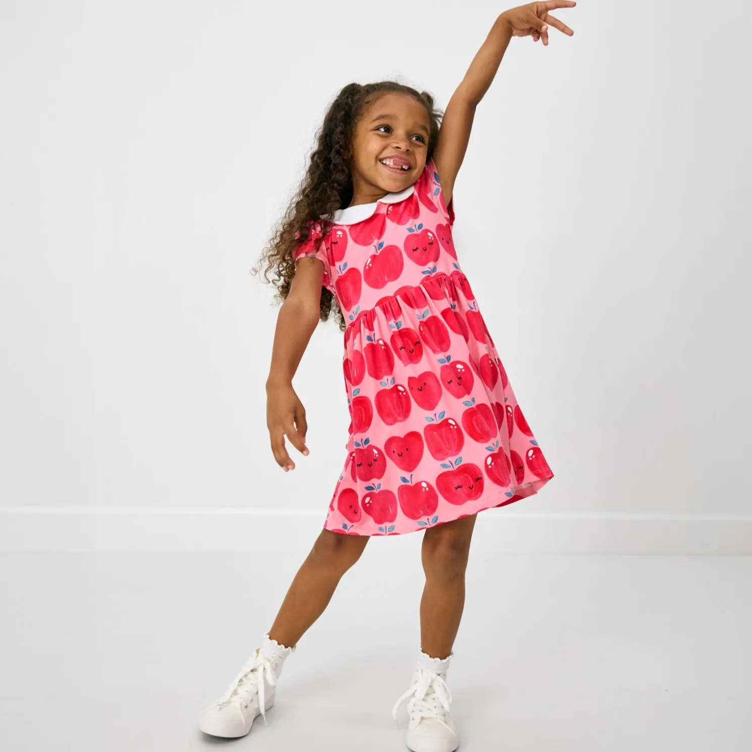 Sweet Orchard Collar Skater Dress