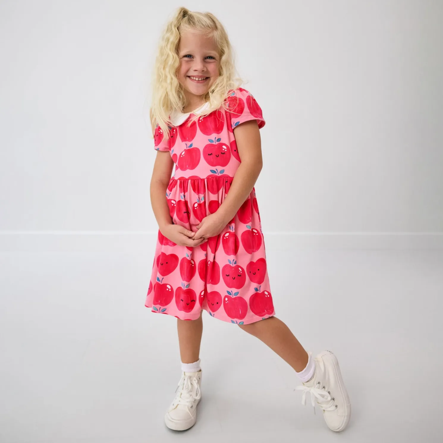 Sweet Orchard Collar Skater Dress