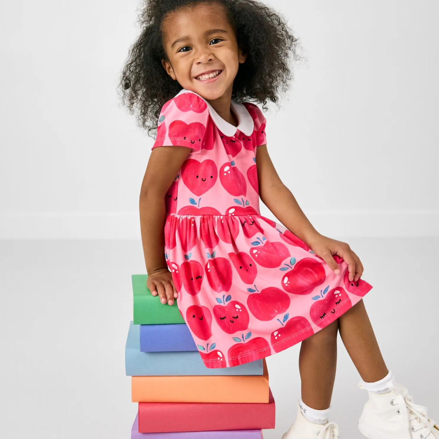 Sweet Orchard Collar Skater Dress