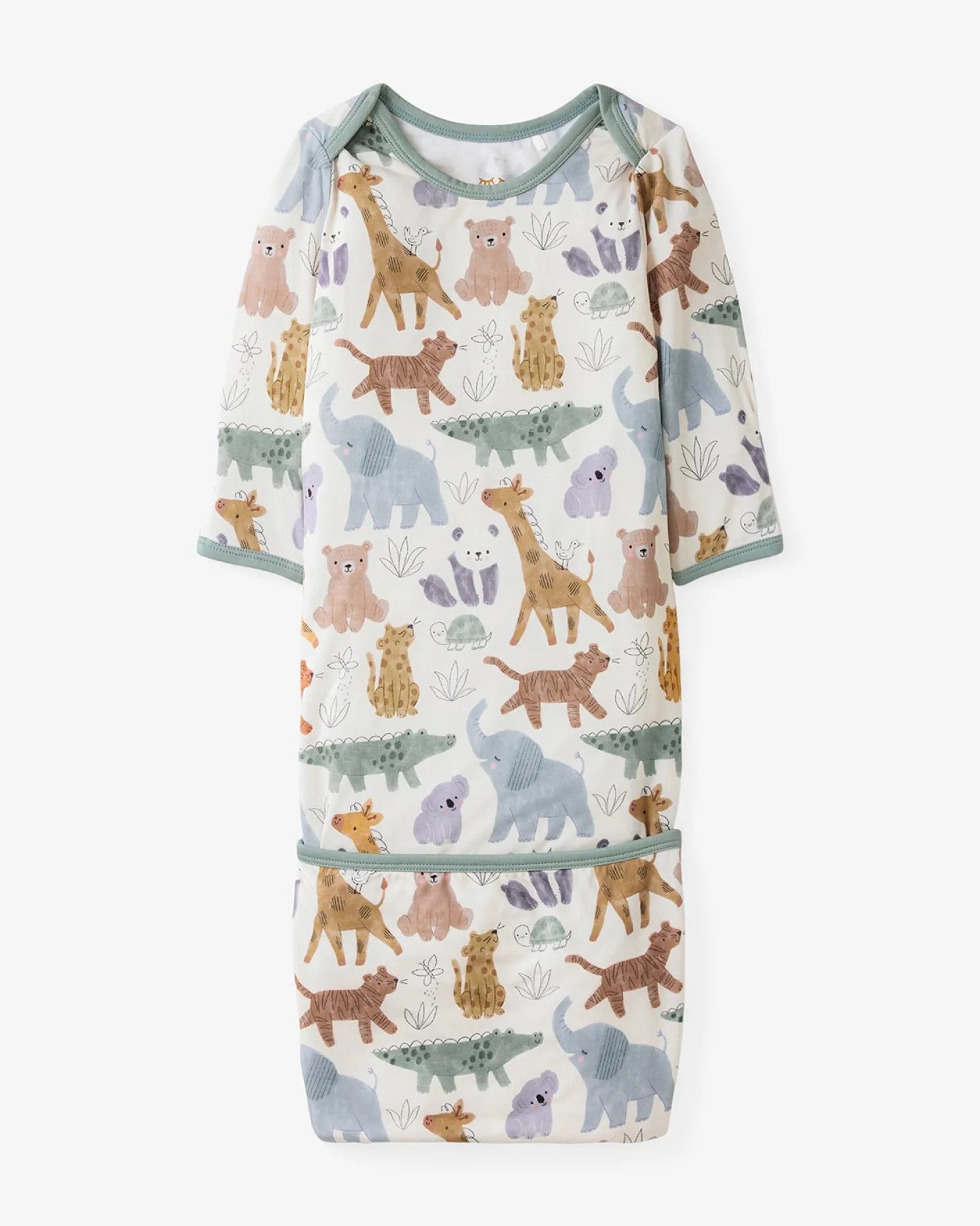 Sweet Safari Infant Gown