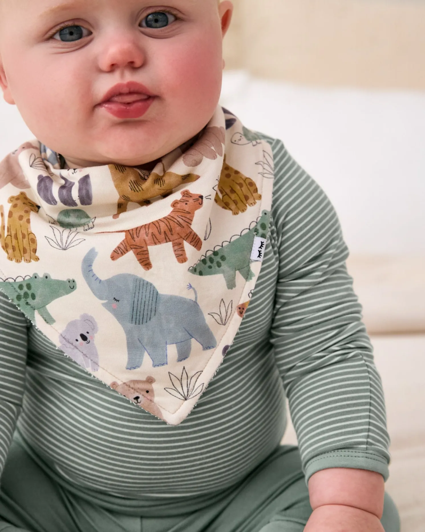 Sweet Safari Bandana Bib