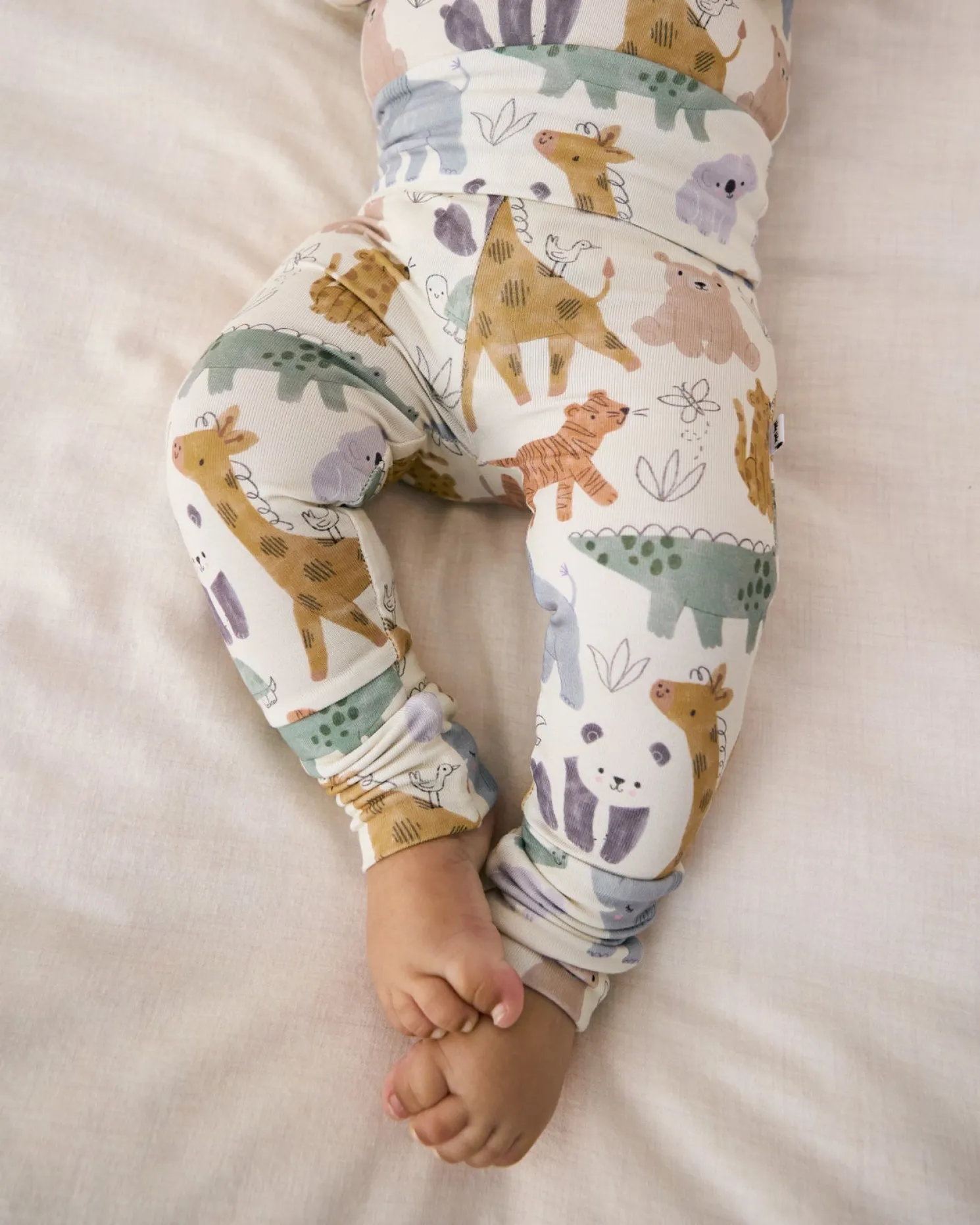 Sweet Safari Fold-Over Legging