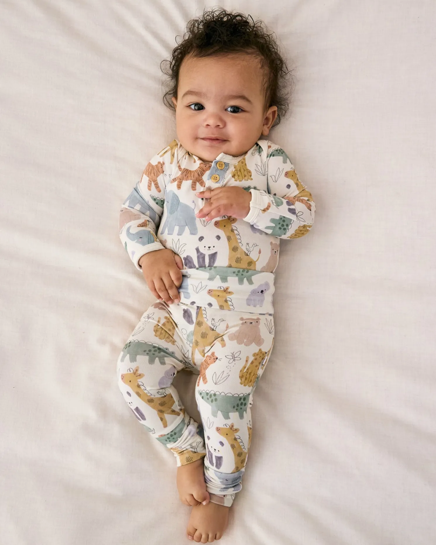 Sweet Safari Fold-Over Legging