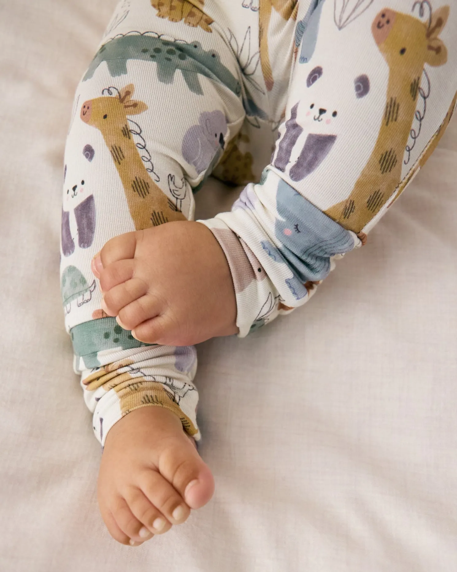 Sweet Safari Fold-Over Legging