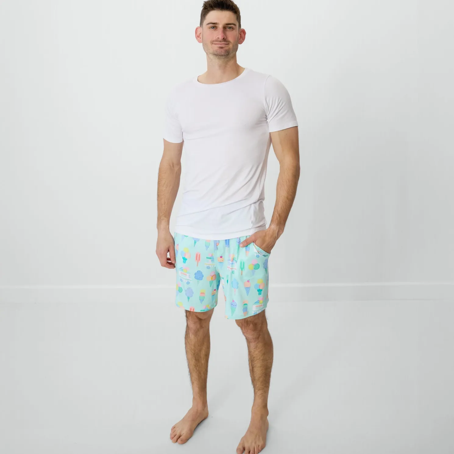 Sweet Scoops Men's Pajama Shorts