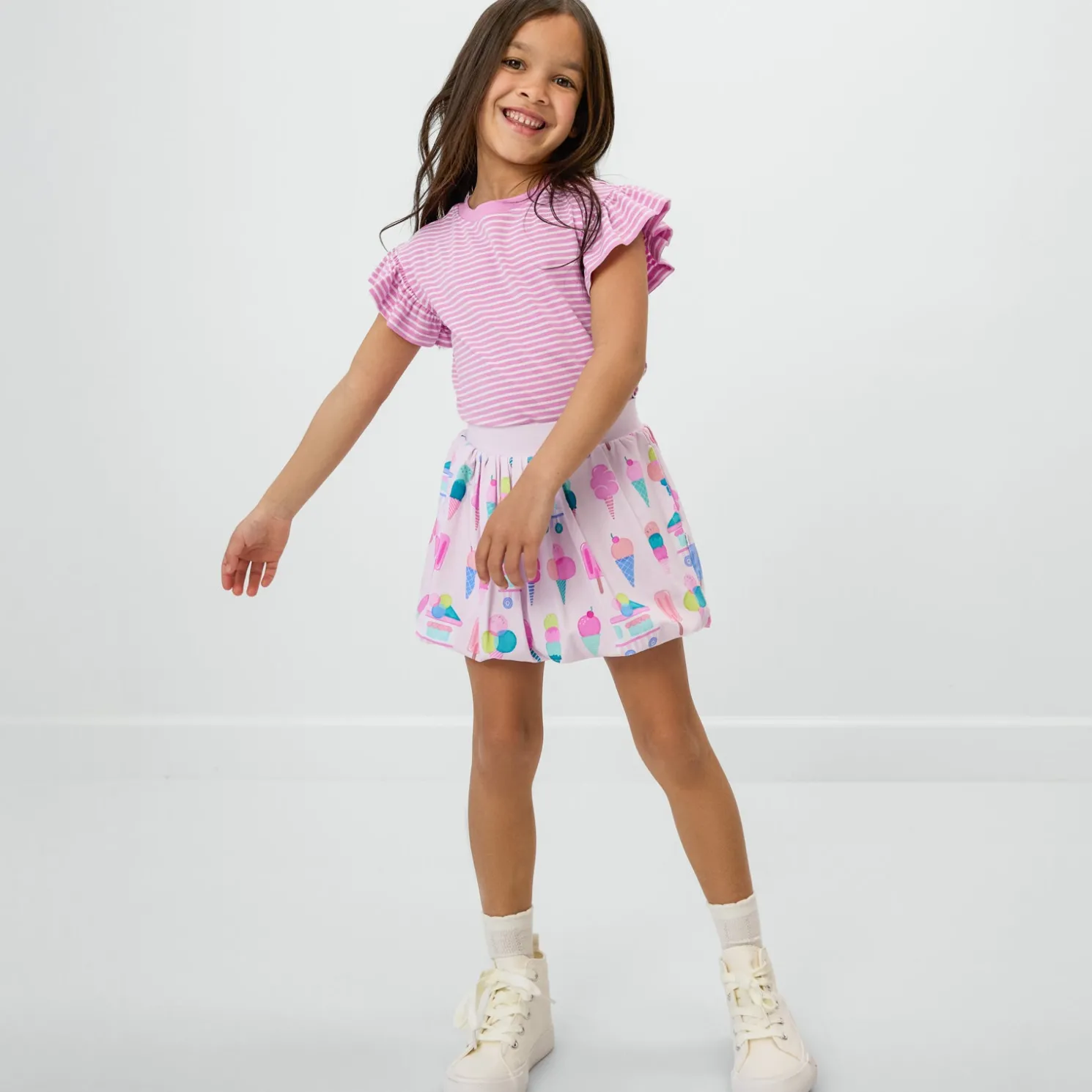 Sweet Scoops Bubble Skort