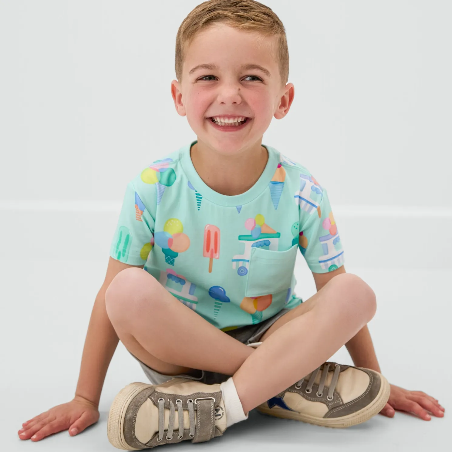 Sweet Scoops Relaxed Pocket Tee