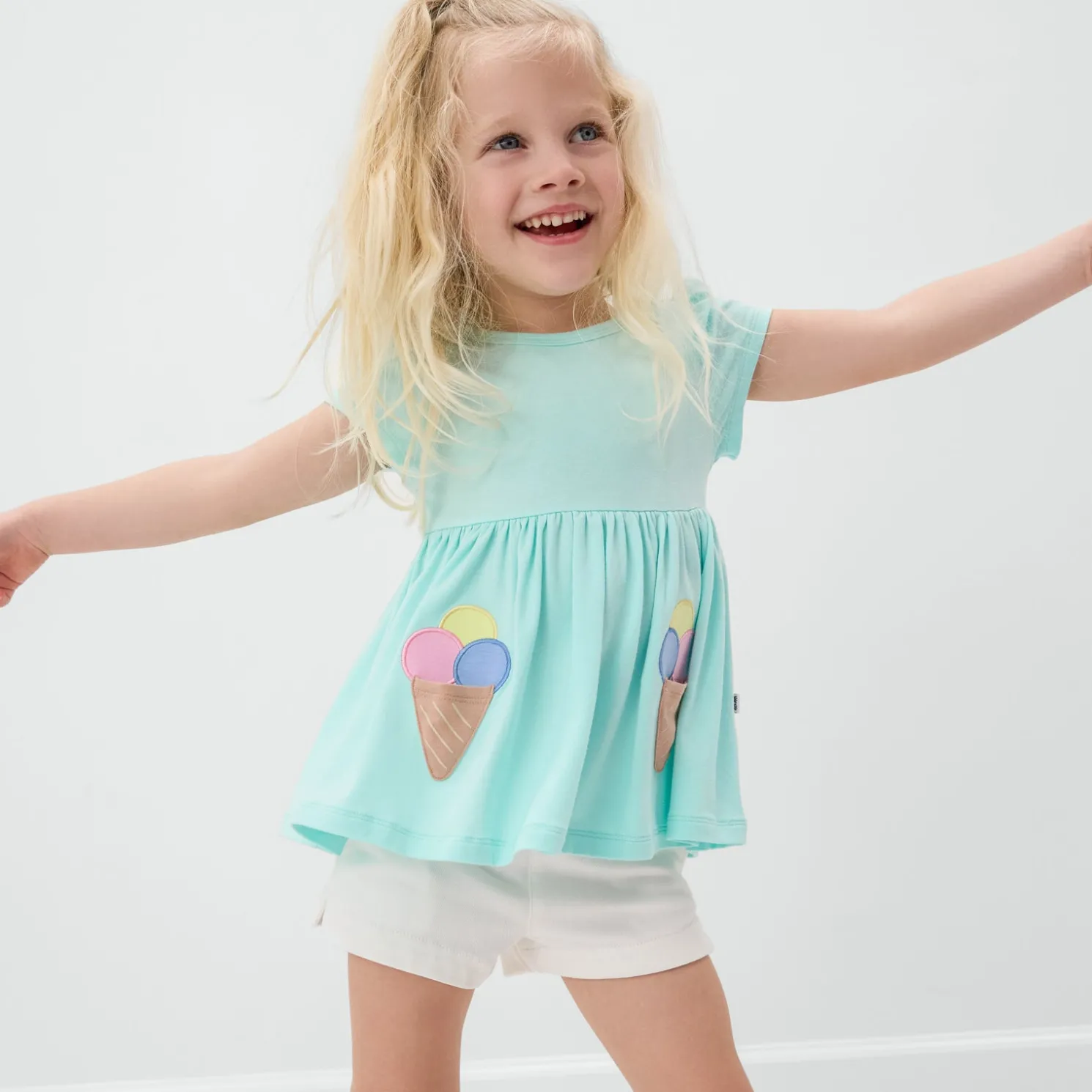 Sweet Scoops Empire Tunic Top