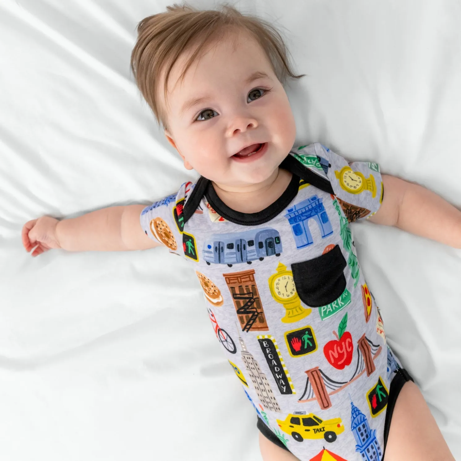 The Big Apple Pocket Bodysuit