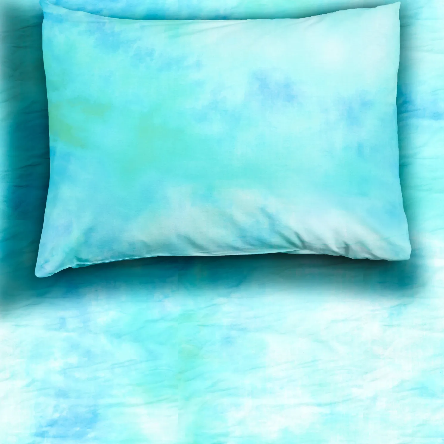 Tidepool Watercolor Twin Sheet Set