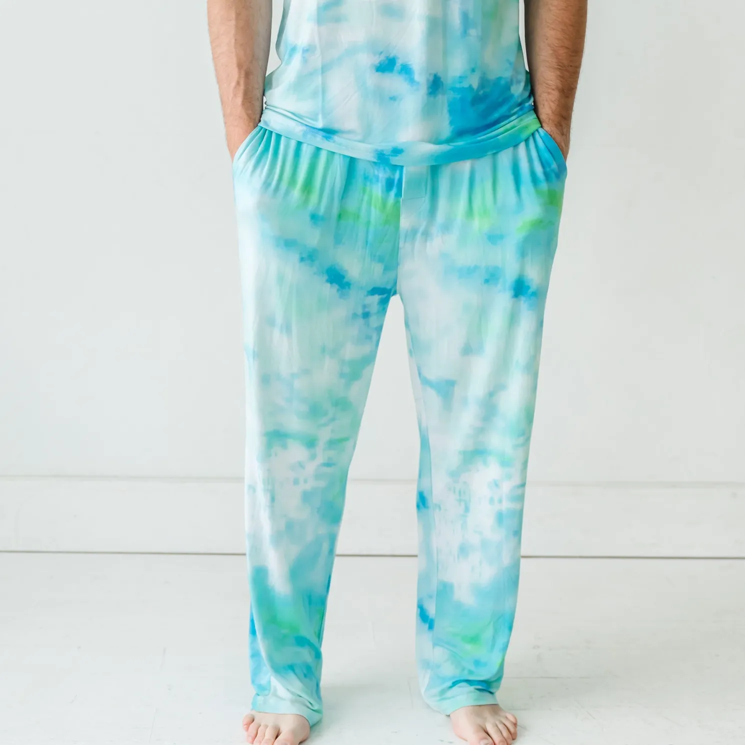 Tidepool Watercolor Men's Pajama Pants