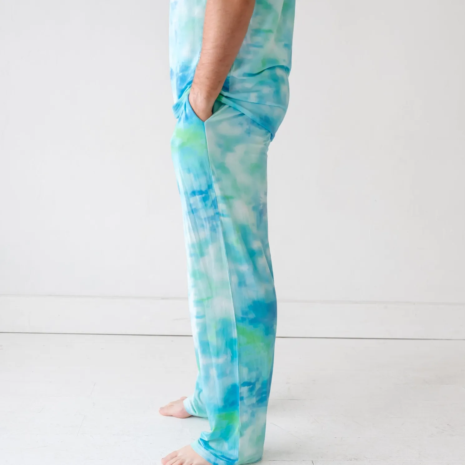 Tidepool Watercolor Men's Pajama Pants