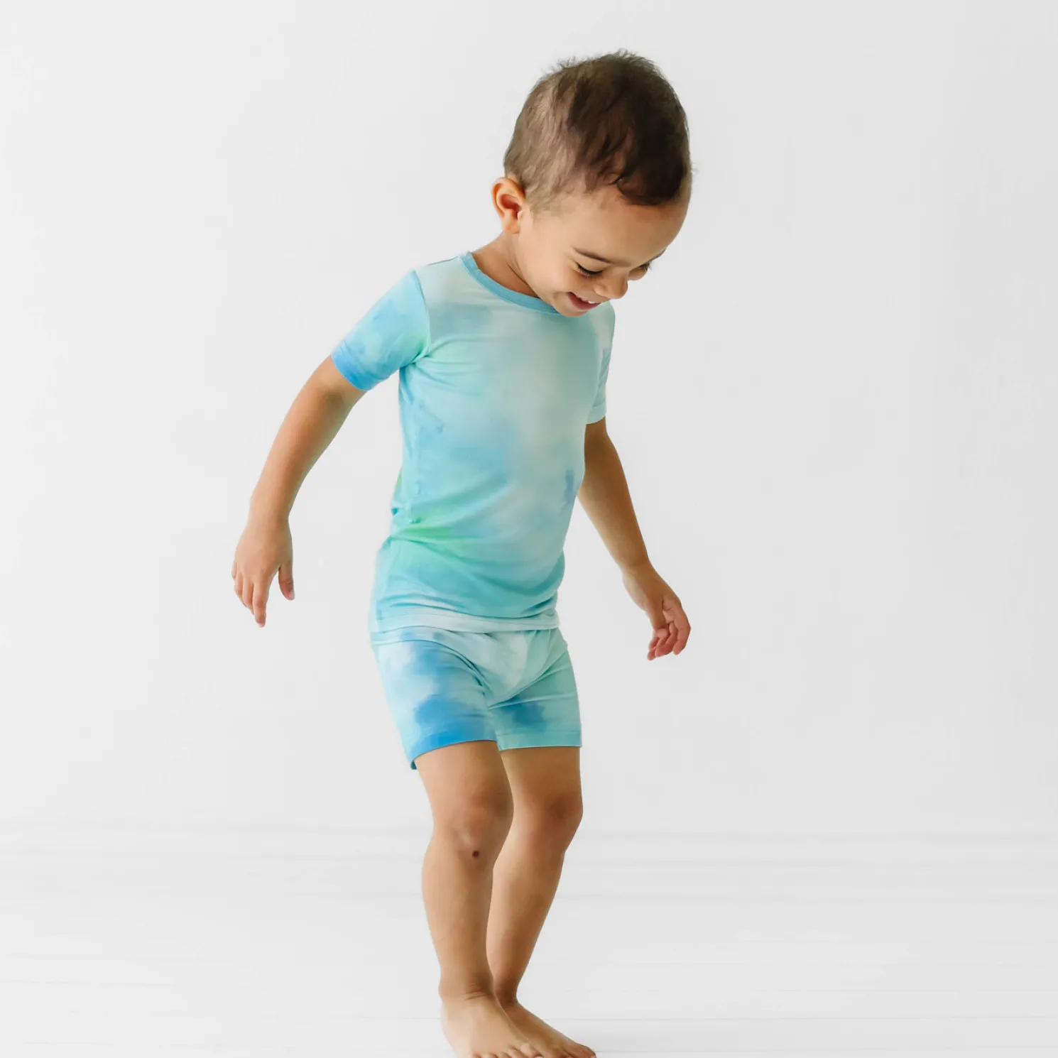 Tidepool Watercolor Two-Piece Pajama Set