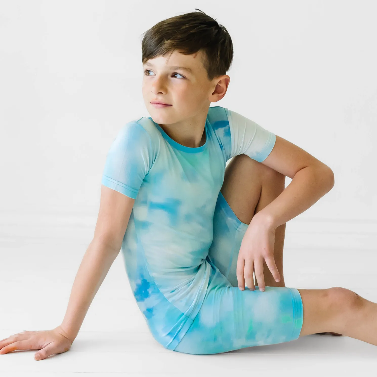 Tidepool Watercolor Two-Piece Pajama Set