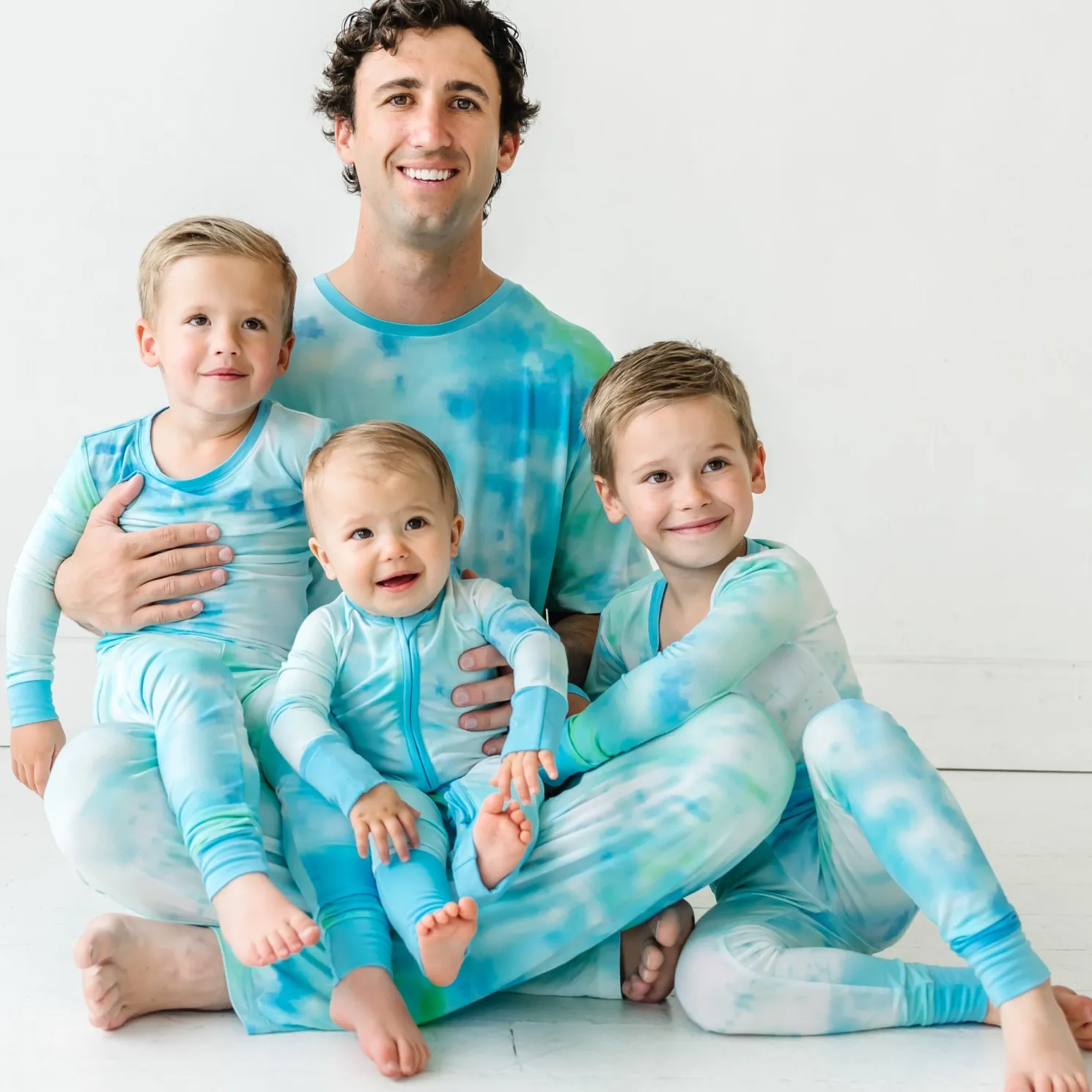 Tidepool Watercolor Two-Piece Pajama Set