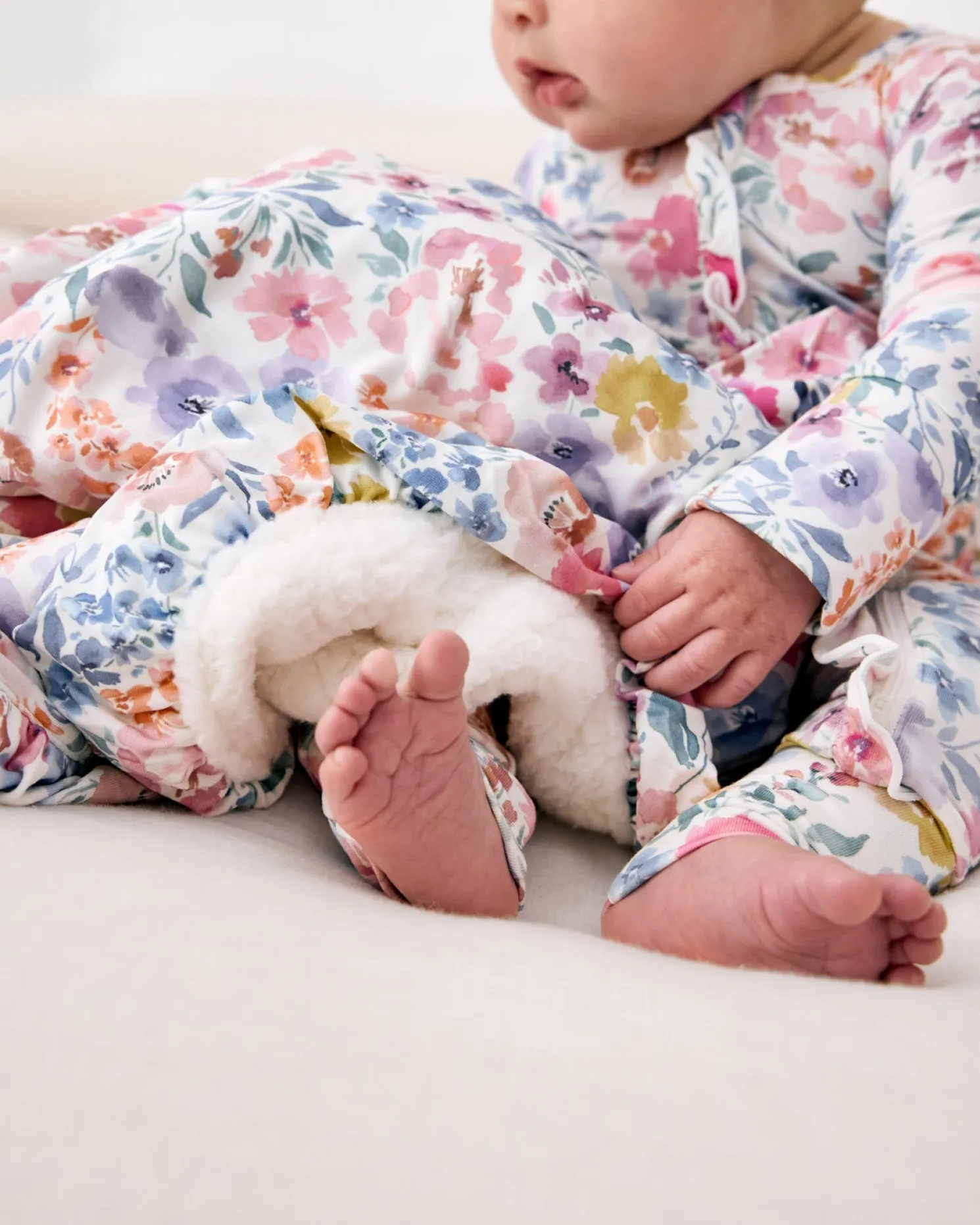 Tiny Blooms Ruffle Mini Cloud Blanket®