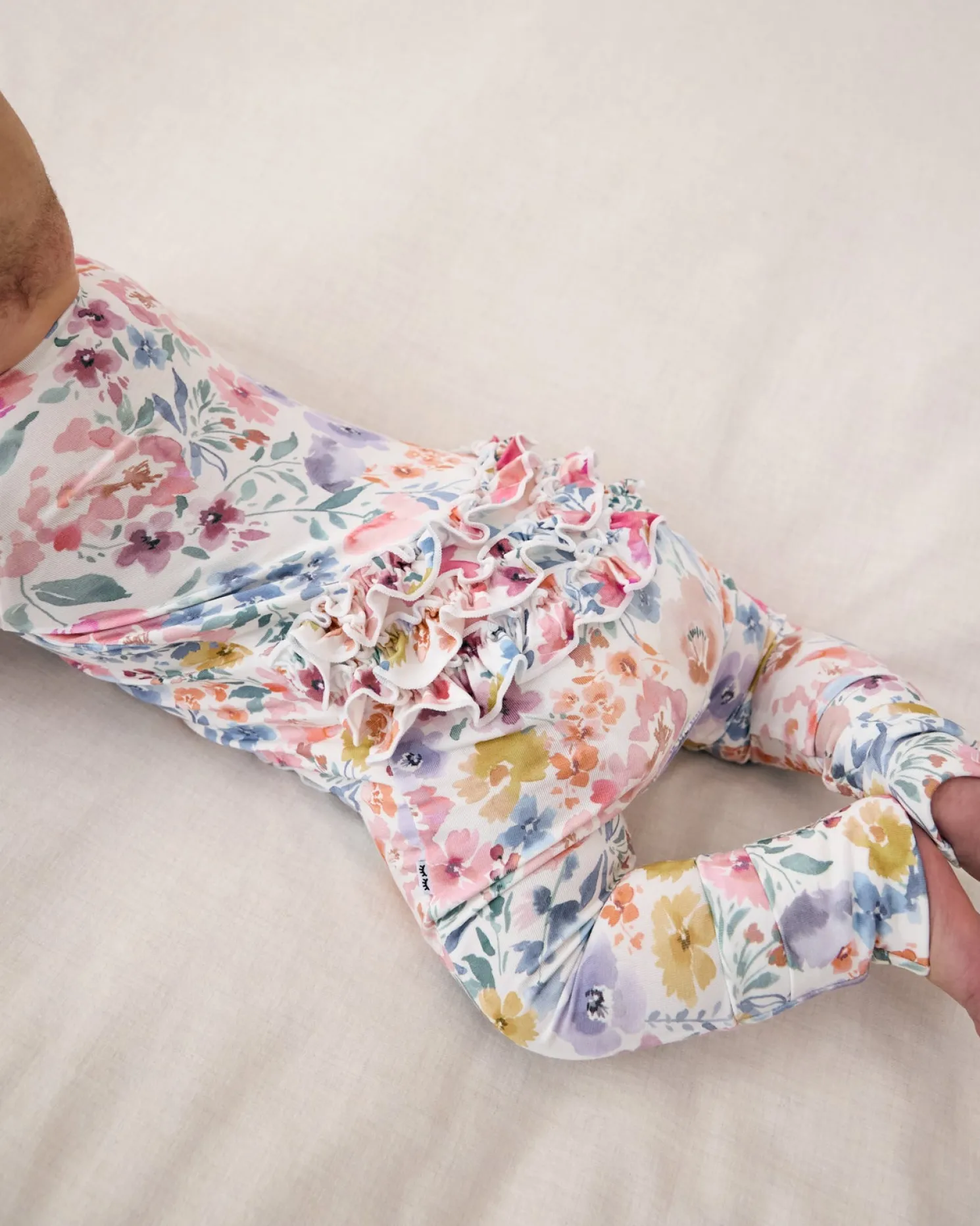 Tiny Blooms Ruffle Zippy