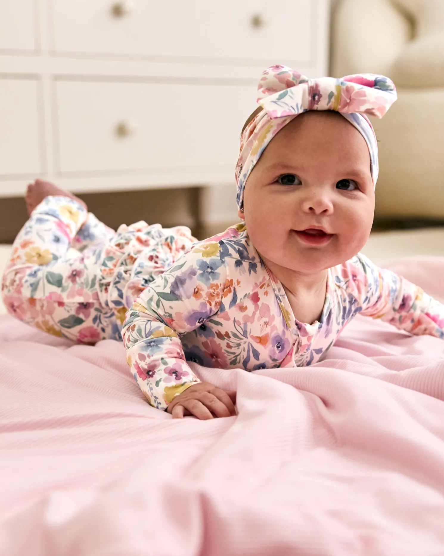 Tiny Blooms Ruffle Zippy