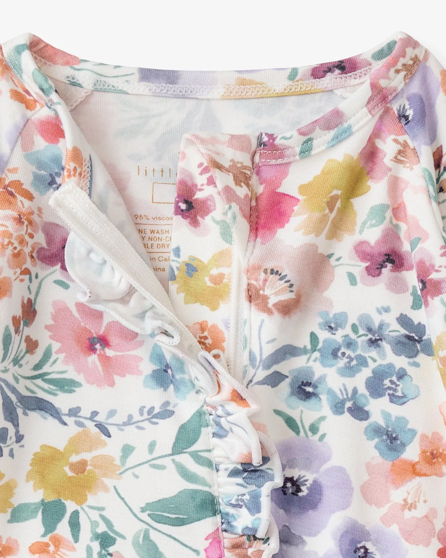 Tiny Blooms Ruffle Zippy