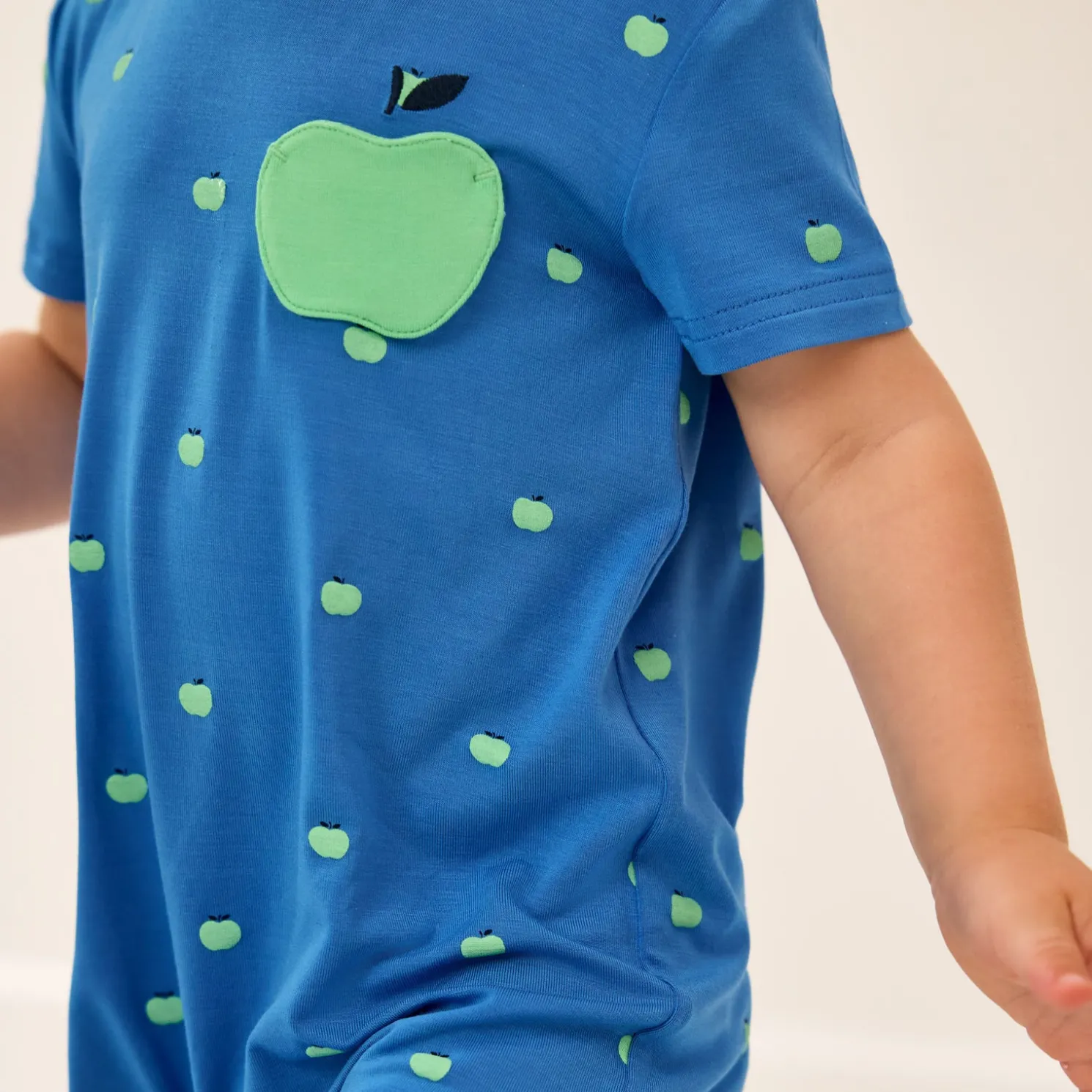 Tiny Orchard Pocket Shorty Romper