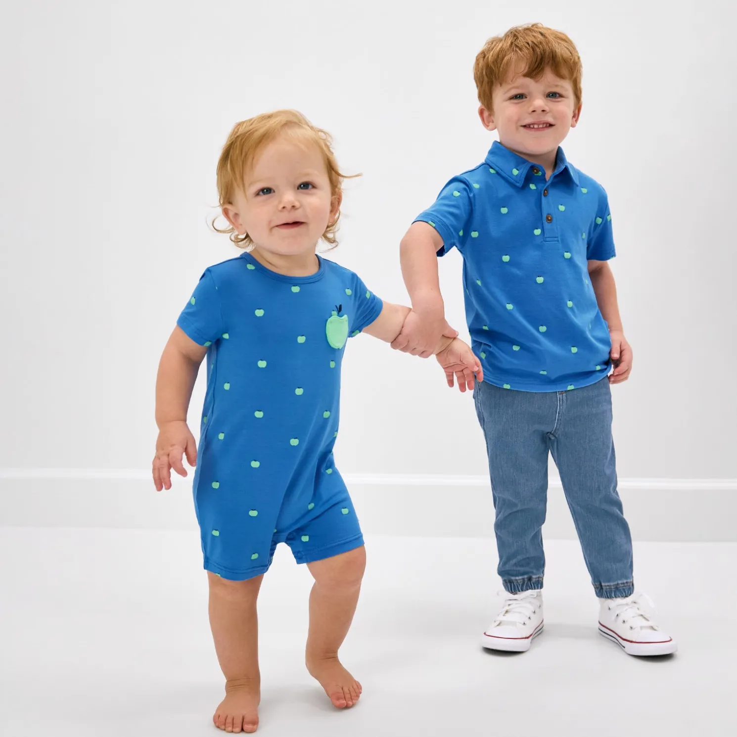 Tiny Orchard Pocket Shorty Romper