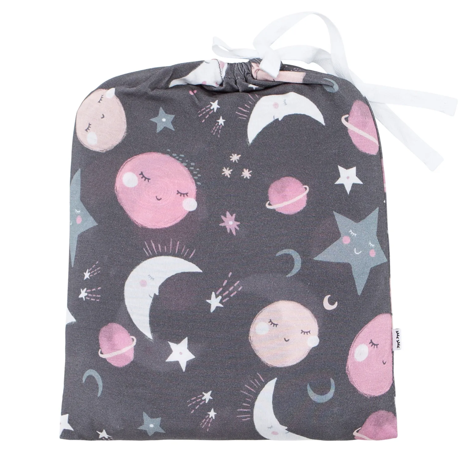 To the Moon & Back Fitted Crib Sheet