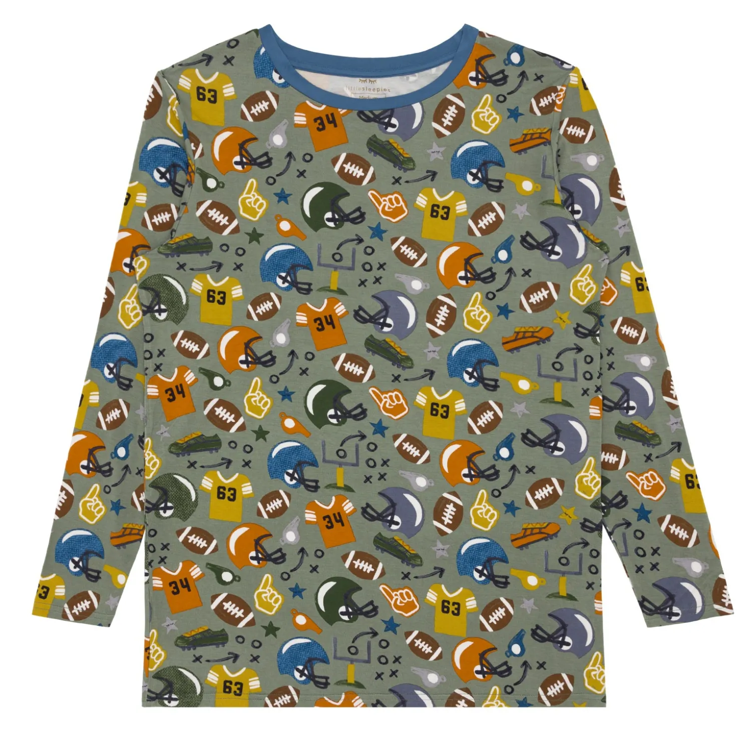 Touchdown Time Men's Pajama Top