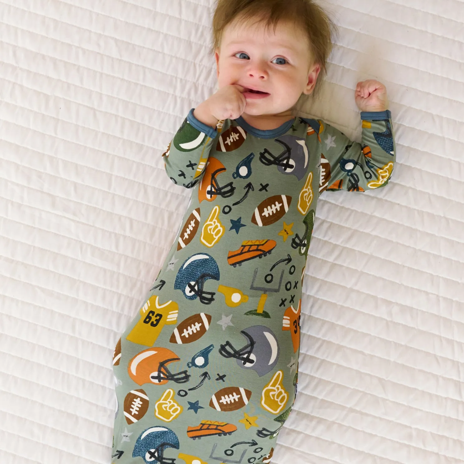 Touchdown Time Infant Gown