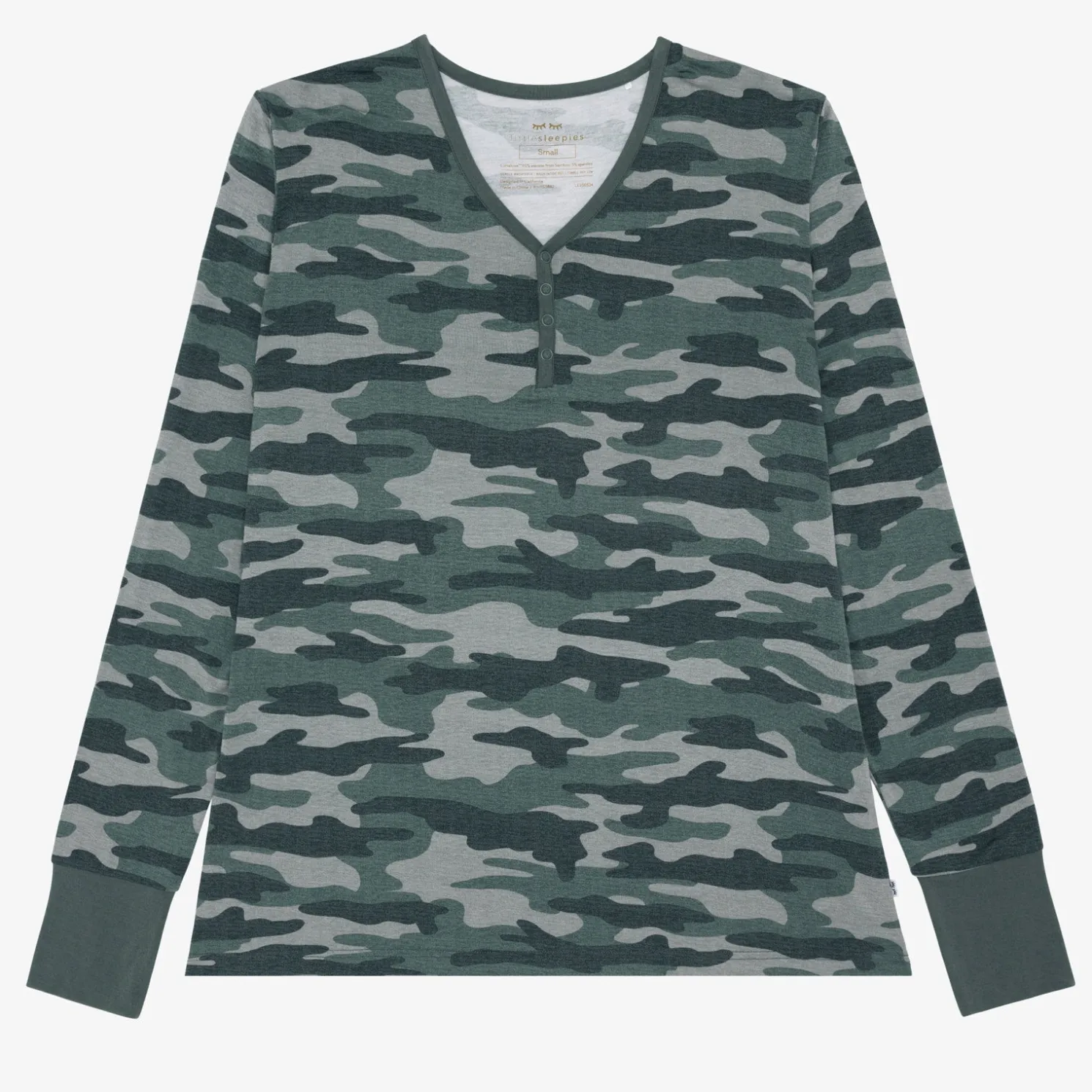 Vintage Camo Women's Pajama Top