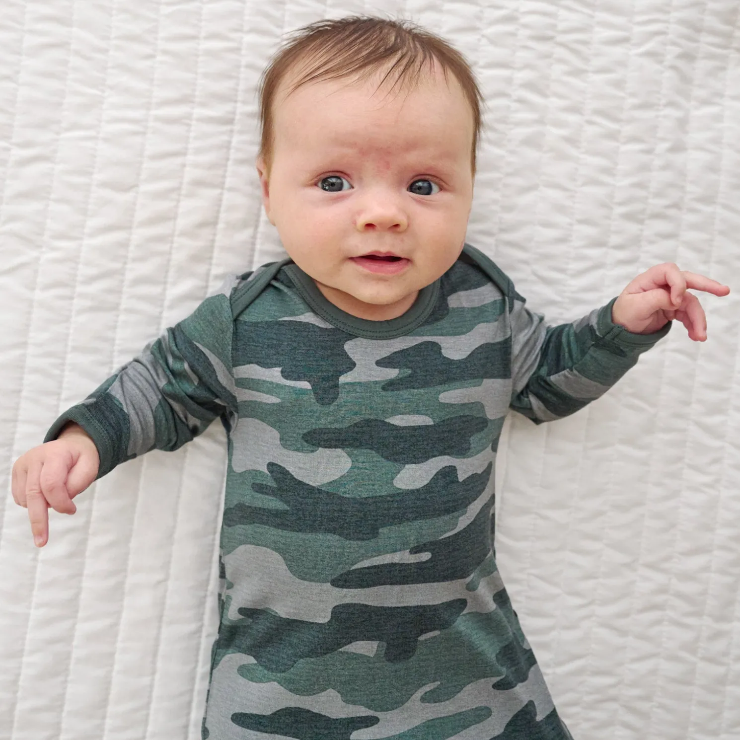 Vintage Camo Infant Gown