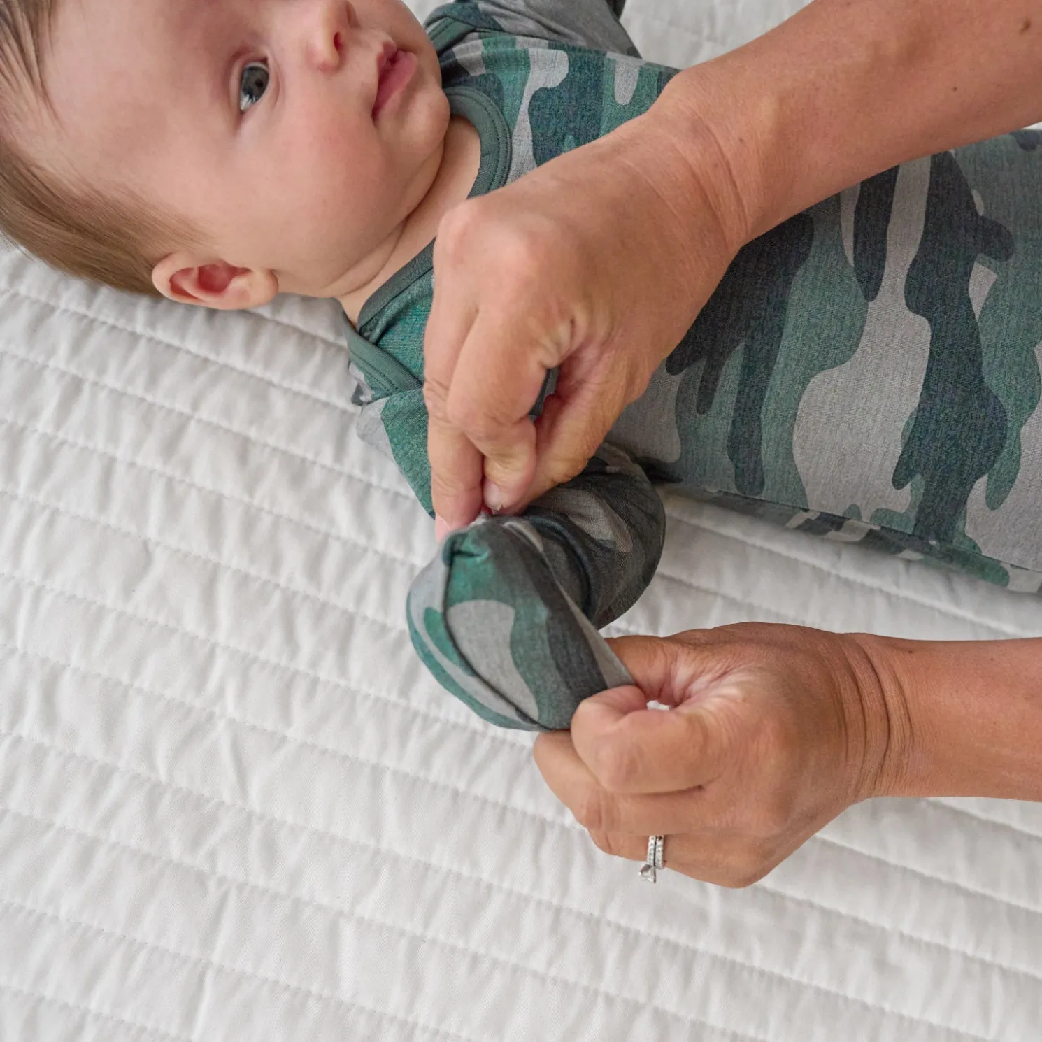 Vintage Camo Infant Gown