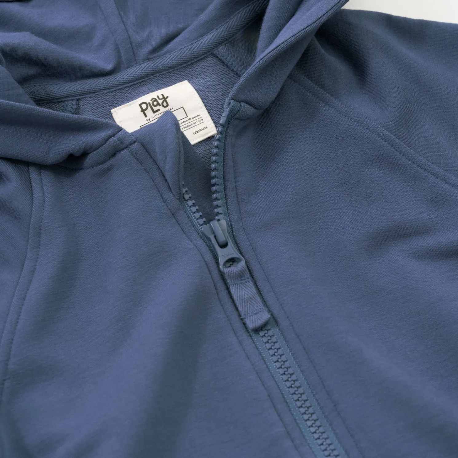 Vintage Navy Zip Hoodie