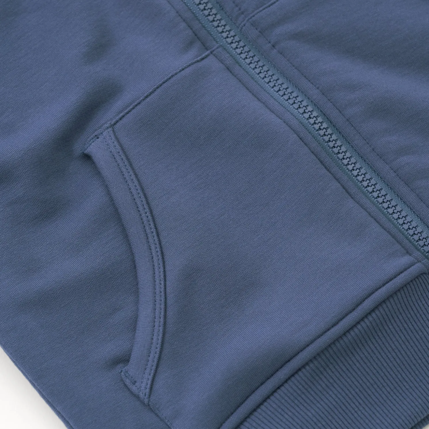 Vintage Navy Zip Hoodie