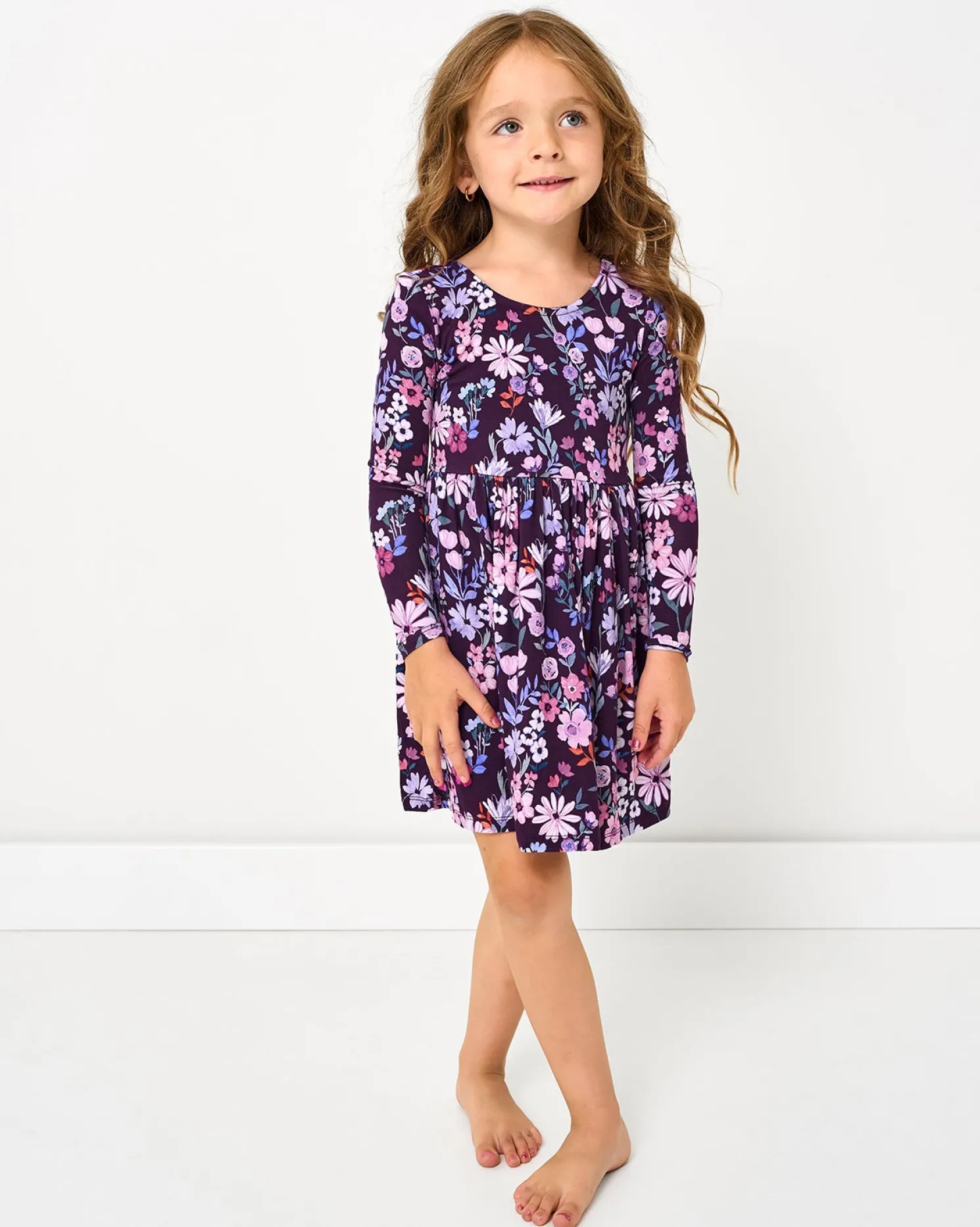 Violet Meadow Bow Back Skater Dress