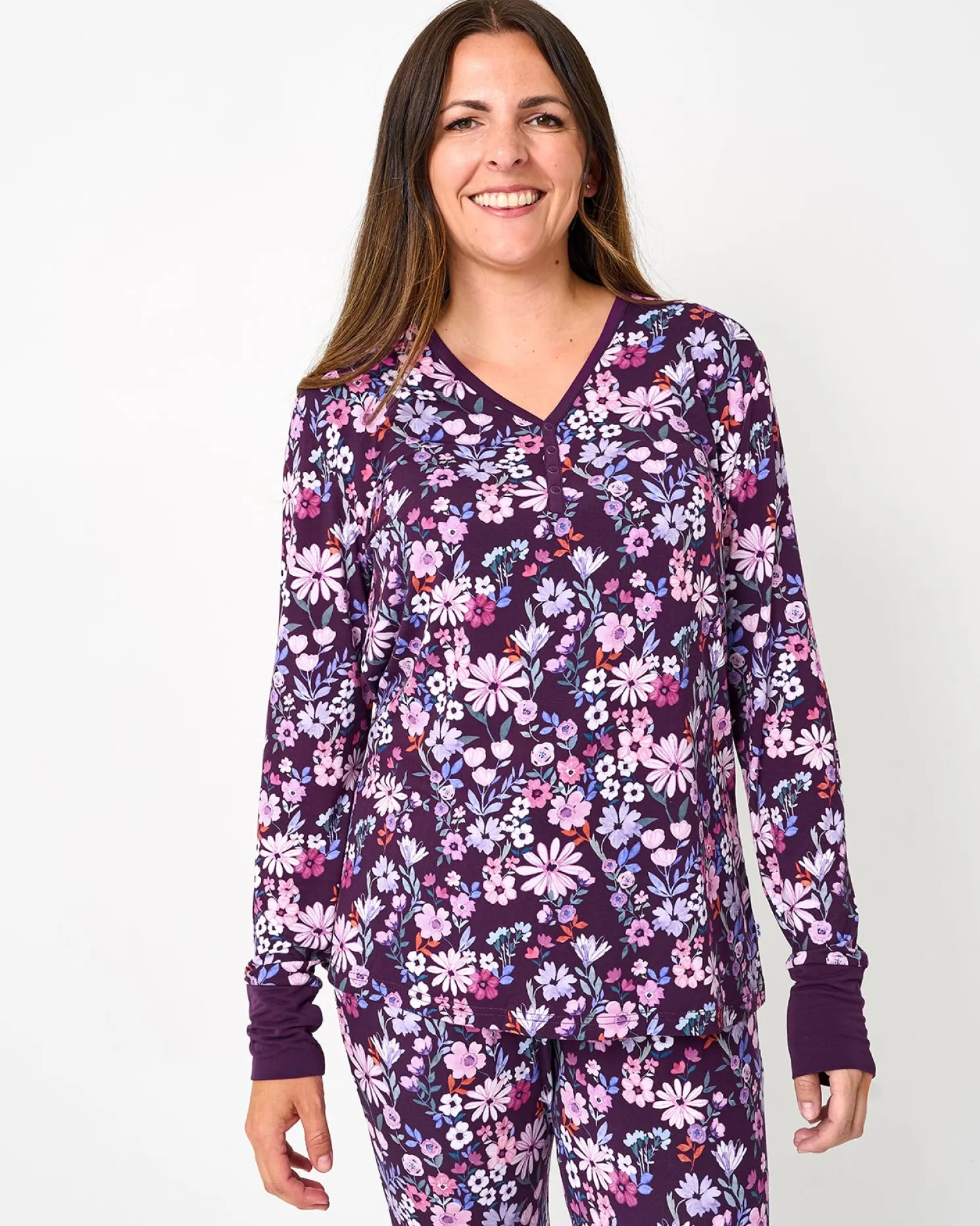 Violet Meadow Women's Pajama Top