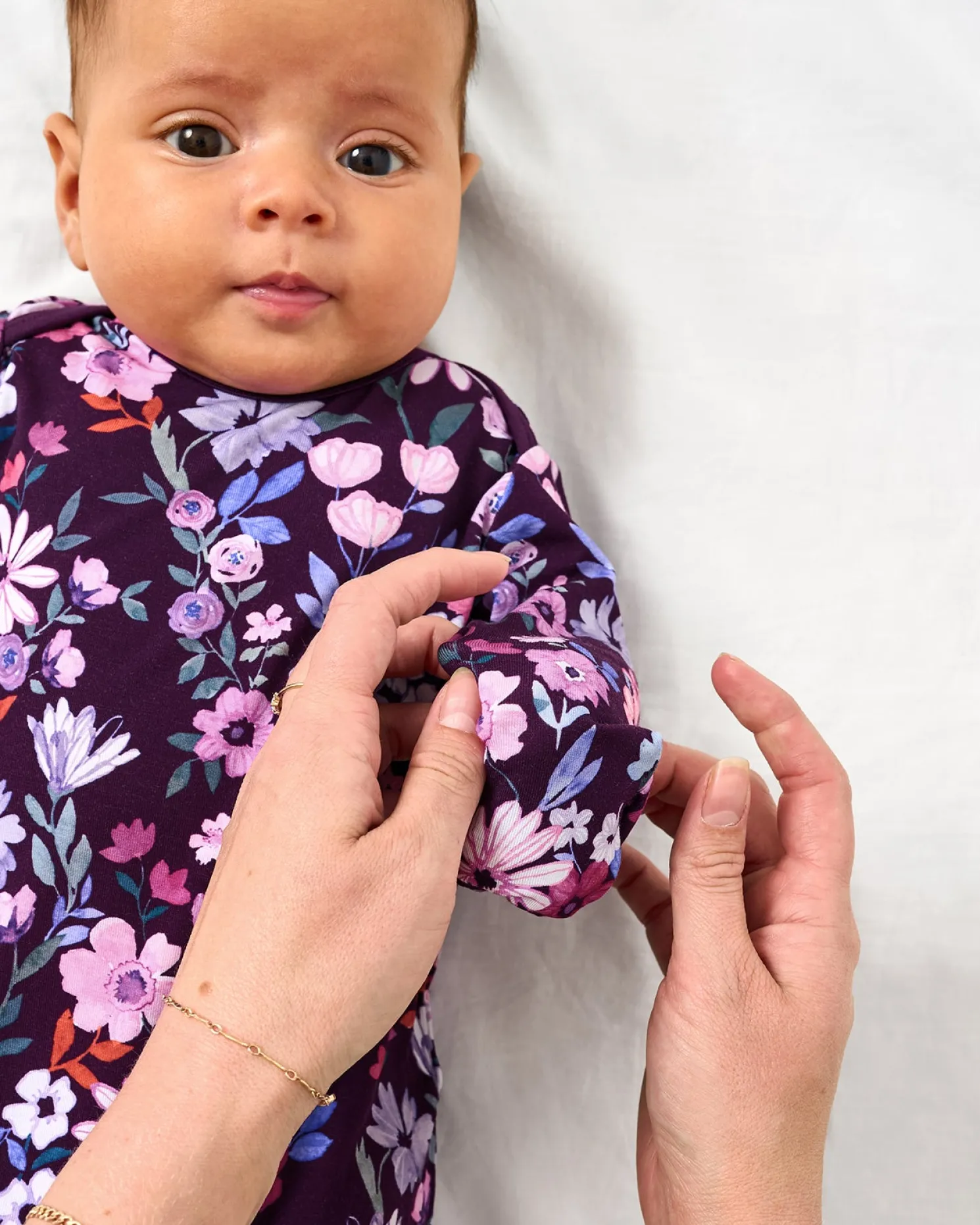 Violet Meadow Infant Gown