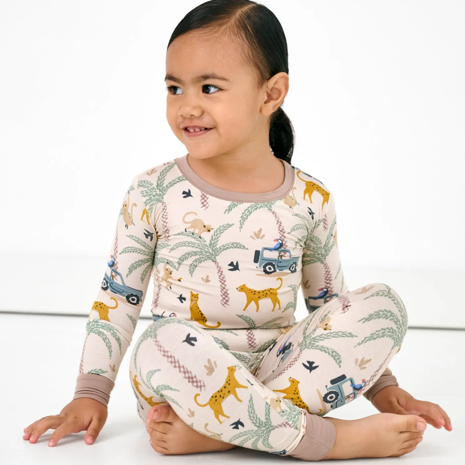 Wild Escape Two-Piece Pajama Set