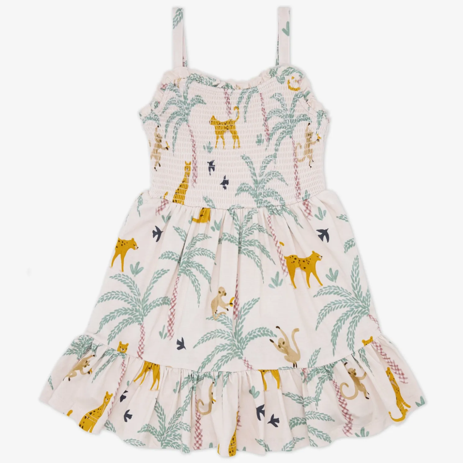 Wild Escape Smocked Dress