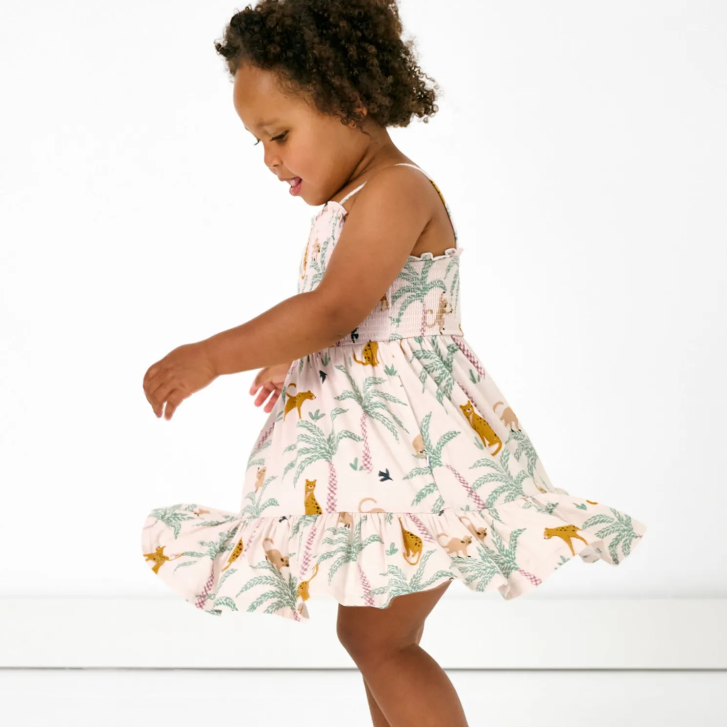 Wild Escape Smocked Dress