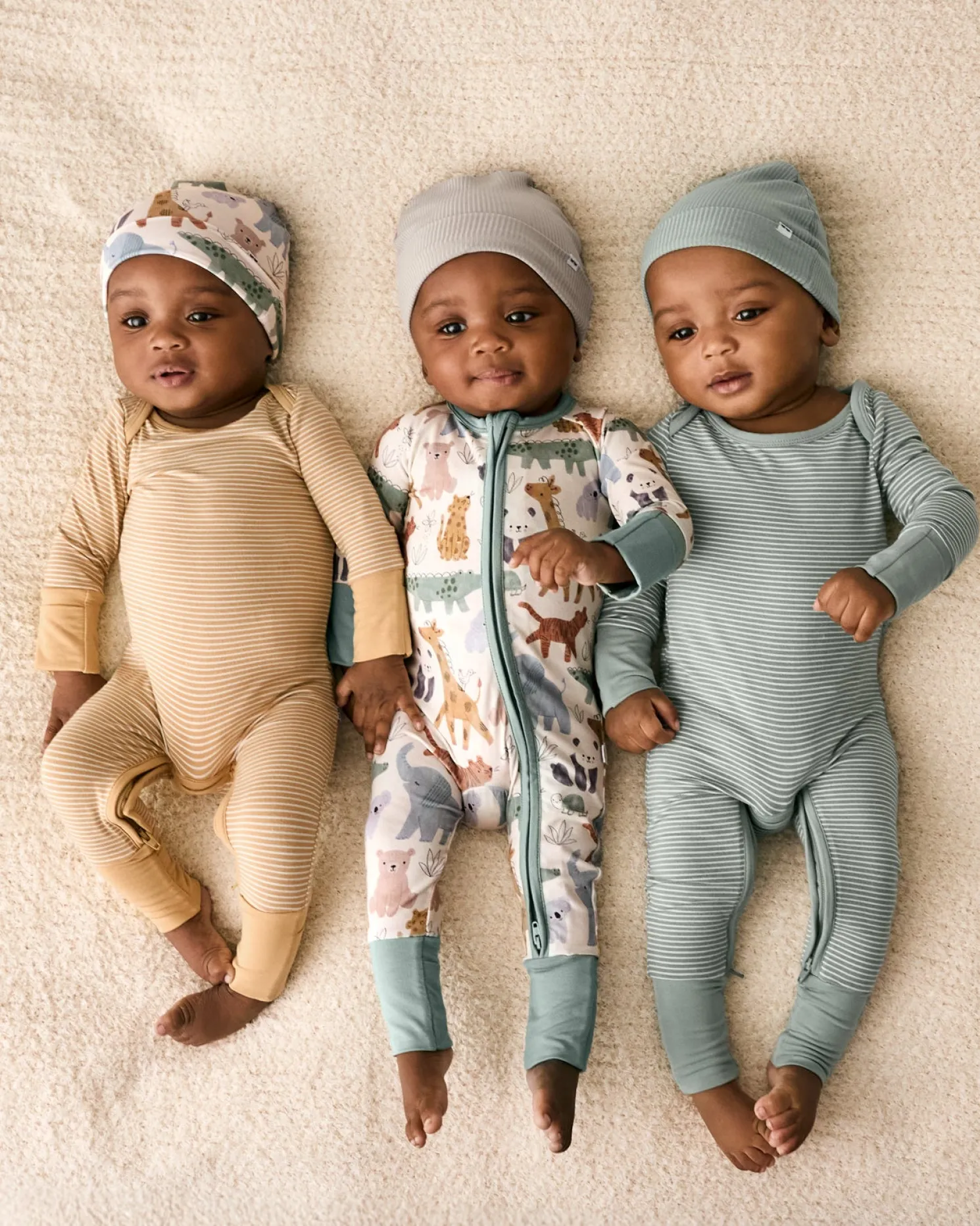 Willow Stripe Crescent Zippy